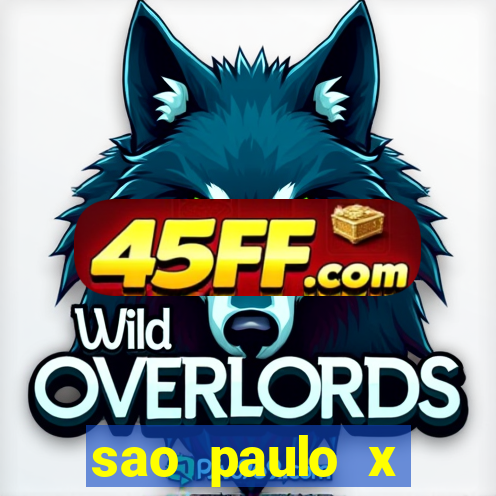 sao paulo x botafogo palpite